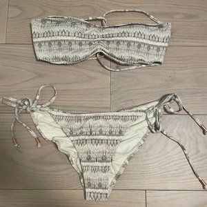 Eberjey Printed Bikini Top & Bottom - Size M/L